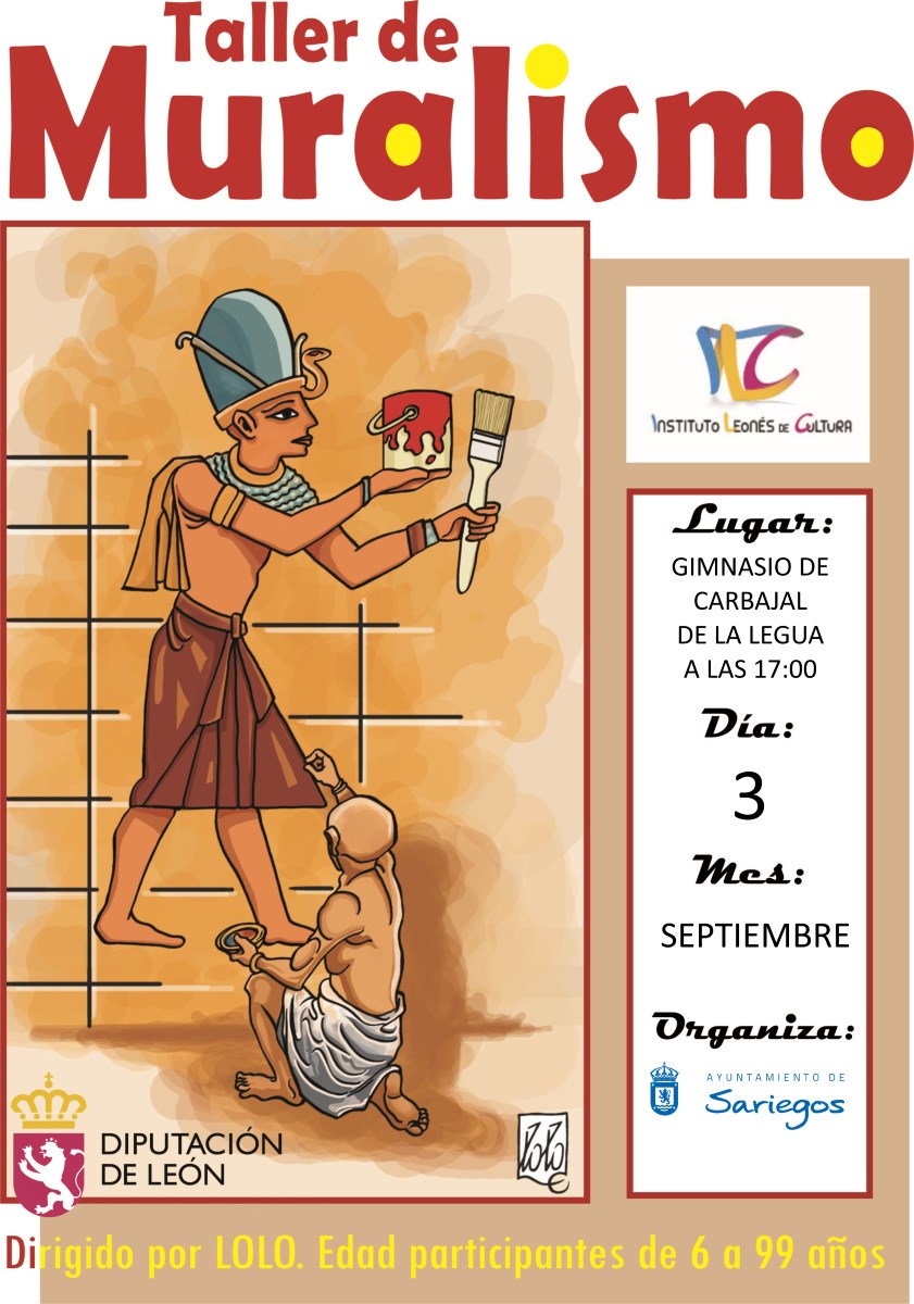 Taller de Muralismo - 03/09/2015 a las 17:00 - Gimnasio de Carbajal
