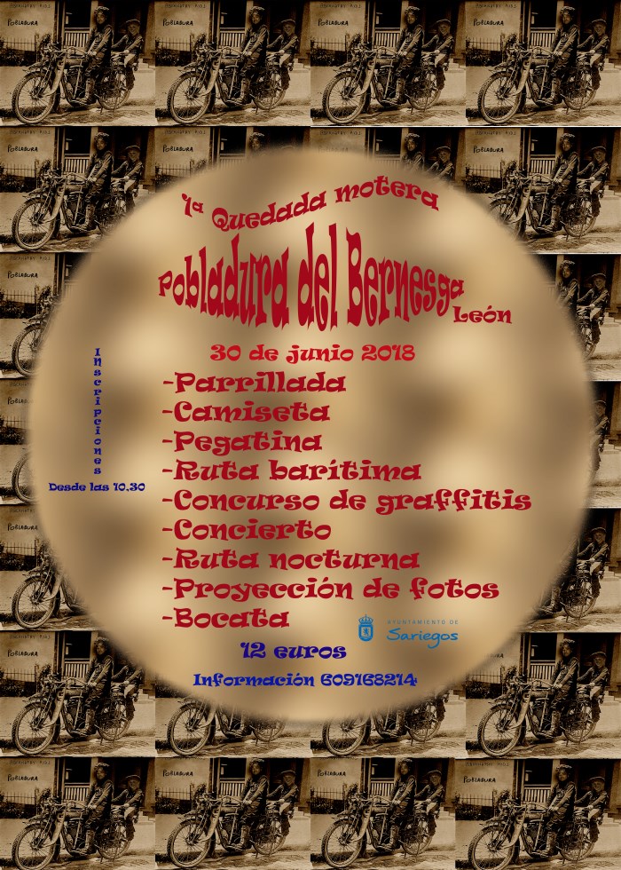 Cartel promocional de la actividad
